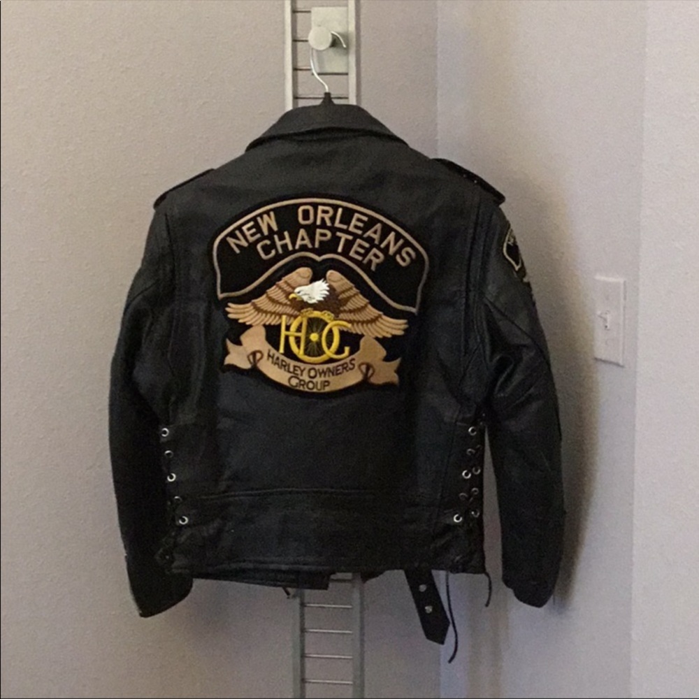 Vintage Harley Davison leather jacket